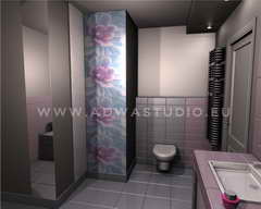 Projekt łazienki Imola Nuvole